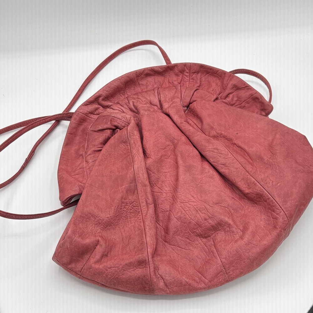 Vintage Elegant Red Women's Leather Handbag by LOPEZ CAMACHO- Super Unique!